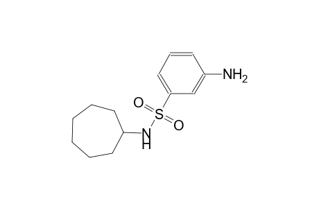 benzenesulfonamide, 3-amino-N-cycloheptyl-