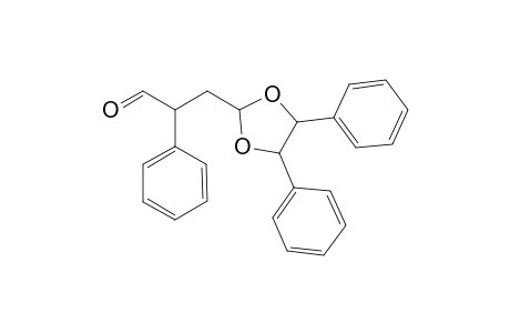 3-[(4'RS,5'RS)-4',5'-diphenyl-1',3'-dioxolan-2'-yl]-2-phenylpropanal and 2-[(4'RS,5'RS)-4',5'-diphenyl-1',3'-dioxolan-2'-yl]-3-phenylpropanal