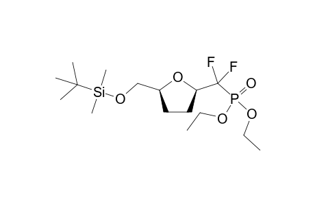 1b-.alpha.-(5S)-Diethyl (5-tert-Butyldimethylsilanyloxymethyltetrahydrofur-2-yl)difluoromethylenephosphonate