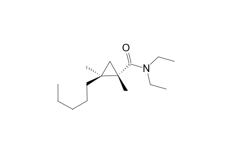 (1S*,2S*)-N,N-Diethyl-1,2-dimethyl-2-pentylcyclopropanecarboxamide