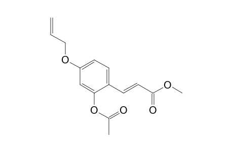 Methyl 2'-acetoxy-4'-allyloxycinnamate