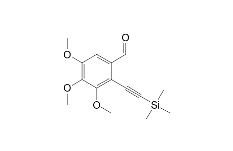 3,4,5-trimethoxy-2-((trimethylsilyl)ethynyl)benzaldehyde