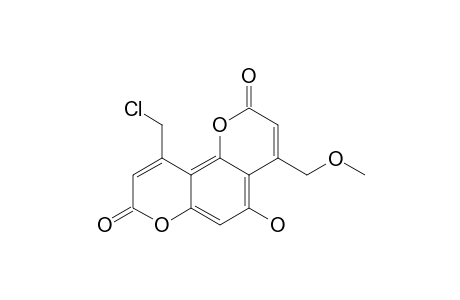 10-CHLOROMETHYL-5-HYDROXY-4-METHOXYMETHYL-8H-8-OXOPYRANO-[2,3-H]-COUMARIN