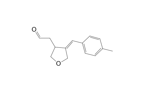 (Z)-2-(4-(4-Methylbenzylidene)tetrahydrofuran-3-yl)acetaldehyde