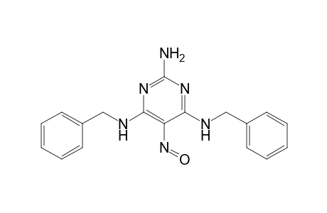 2-Amino-4,6-bis(benzylamino)-5-nitrosopyrimidine