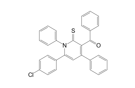 3-Benzoyl-6-(4-chlorophenyl)-1,4-diphenyl-2(1H)-pyridinethione