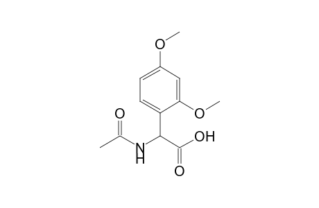 2-Acetamido-2-(2,4-dimethoxyphenyl)acetic acid