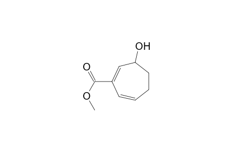1,6-Cycloheptadiene-1-carboxylic acid, 3-hydroxy-, methyl ester, (.+-.)-