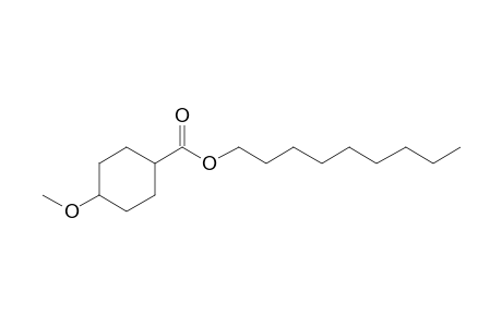 Cyclohexanecarboxylic acid, 4-methoxy-, nonyl ester