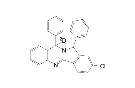 10-Deuterio-2-chloro-10,12-diphenyl-10,12-dihydroisoindolo[1,2-b]quinazoline
