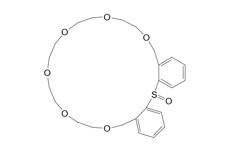 5H,22H-Dibenzo[r,u][1,4,7,10,13,16,20]hexaoxathiacyclotricosin, 7,8,10,11,13,14,16,17,19,20-decahydro-, 27-oxide