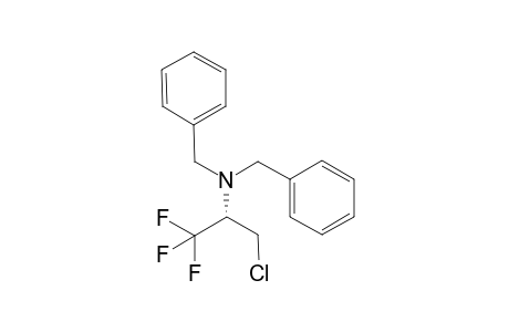 (2S)-3-chloranyl-1,1,1-tris(fluoranyl)-N,N-bis(phenylmethyl)propan-2-amine