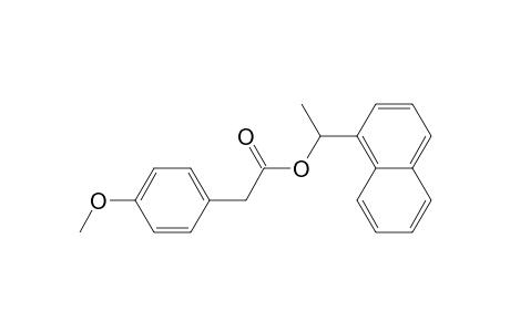 .alpha.-Methyl-1-naphthalenylemethyl (4'-methoxyphenyl)acetate