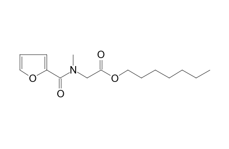 Sarcosine, N-(2-furoyl)-, heptyl ester