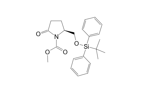 (5S)-[(tert-Butyldiphenylsilyloxy)methyl]-1-(methoxycarbonyl)-2-pyrrolidinone
