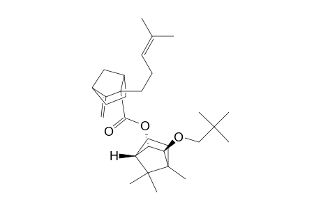 Bicyclo[2.2.1]heptane-2-carboxylic acid, 3-methylene-2-(4-methyl-3-pentenyl)-, 3-(2,2-dimethylpropoxy)-4,7,7-trimethylbicyclo[2.2.1]hept-2-yl ester, [1S-[1.alpha.,2.alpha.(1R*,2R*,4S*),3.alpha.,4.alpha.]]-