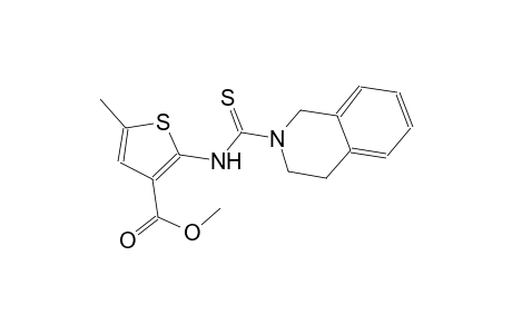 methyl 2-[(3,4-dihydro-2(1H)-isoquinolinylcarbothioyl)amino]-5-methyl-3-thiophenecarboxylate