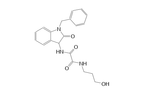 ethanediamide, N~1~-[2,3-dihydro-2-oxo-1-(phenylmethyl)-1H-indol-3-yl]-N~2~-(3-hydroxypropyl)-