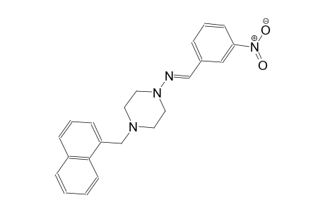 1-piperazinamine, 4-(1-naphthalenylmethyl)-N-[(E)-(3-nitrophenyl)methylidene]-