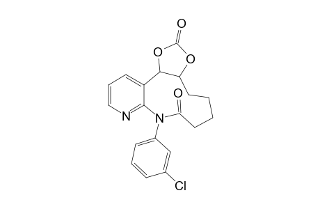 9-(3-Chlorophenyl)-3a,4,5,6,7,13b-hexahydro-2H-1,3-dioxolo[4,5-d]pyrido[2,3-b]azecin-2,8(9H)-dione