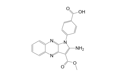 1H-pyrrolo[2,3-b]quinoxaline-3-carboxylic acid, 2-amino-1-(4-carboxyphenyl)-, methyl ester