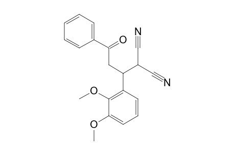 1-PHENYL-3-(2,3-DIMETHOXYPHENYL)-1,1-DICYANE-METHYL-PROPANONE