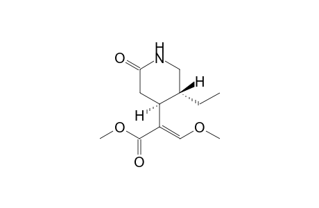 (E)-2-[(4S,5R)-5-ethyl-2-keto-4-piperidyl]-3-methoxy-acrylic acid methyl ester