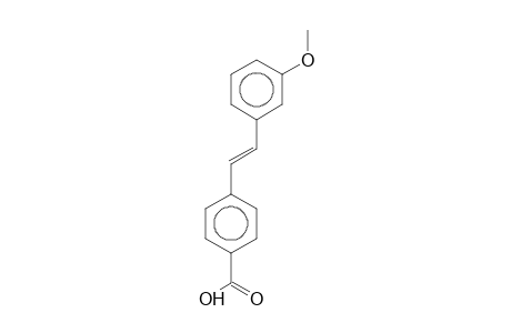 Benzoic acid, 4-[2-(3-methoxyphenyl)-1-ethyenyl]
