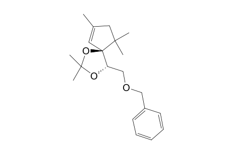 (R*,s*)-3,3,7,9,9-Pentamethyl-5-[(phenylmethoxy)methyl]-2,4-dioxospiro[4.4]non-6-ene
