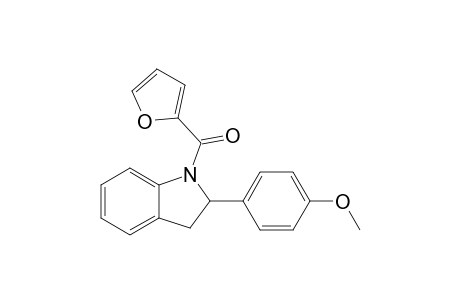 FURAN-2-YL-[2-(4-METHOXYPHENYL)-INDOLIN-1-YL]-METHANONE