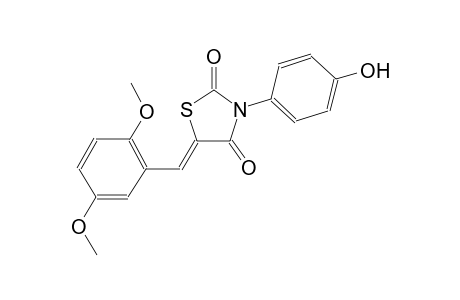 (5Z)-5-(2,5-dimethoxybenzylidene)-3-(4-hydroxyphenyl)-1,3-thiazolidine-2,4-dione