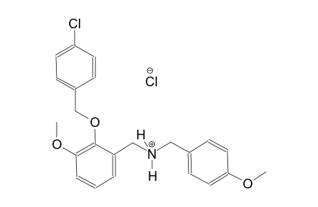 benzenemethanaminium, 2-[(4-chlorophenyl)methoxy]-3-methoxy-N-[(4-methoxyphenyl)methyl]-, chloride
