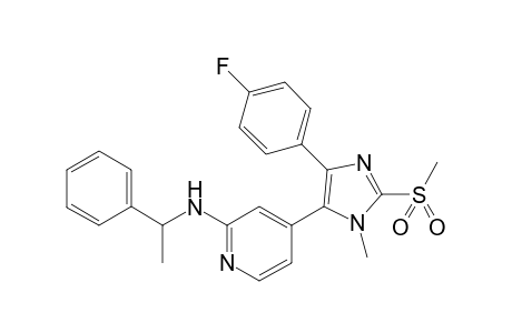 {4-5-(4-fluorophenyl)-2-methanosulfonyl-3-methyl-3H-imidazol-4-yl]pyridin-2-yl}(1-phenylethyl)amine