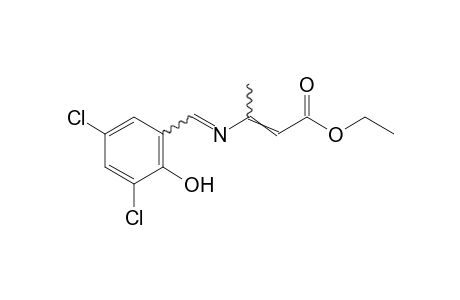 3-[(3,5-dichlorosalicylidene)amino]crotonic acid, ethyl ester