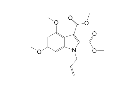 Dimethyl 4,6-dimethoxy-1-(prop-2'-enyl)indole-2,3-dicarboxylate