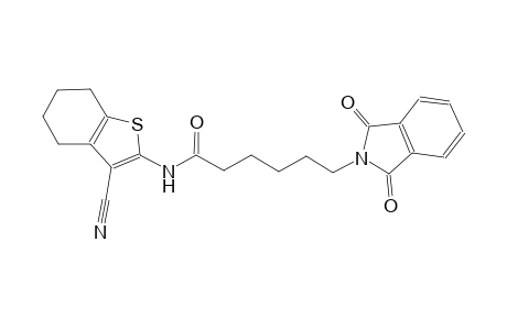 1H-isoindole-2-hexanamide, N-(3-cyano-4,5,6,7-tetrahydrobenzo[b]thien-2-yl)-2,3-dihydro-1,3-dioxo-