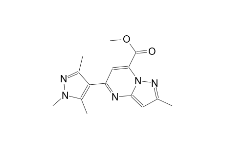 pyrazolo[1,5-a]pyrimidine-7-carboxylic acid, 2-methyl-5-(1,3,5-trimethyl-1H-pyrazol-4-yl)-, methyl ester