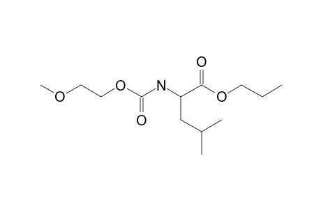 L-Leucine, N-(2-methoxyethoxycarbonyl)-, propyl ester