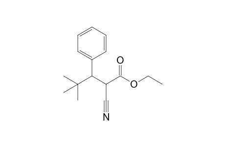 Ethyl .beta.-tert-butyl-.alpha.-cyano-.beta.-phenylpropionate