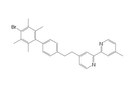4-{2-[4-(4-Bromo-2,3,5,6-tetramethylphenyl)phenyl]ethyl}-4'-methyl-2,2'-bipyridine