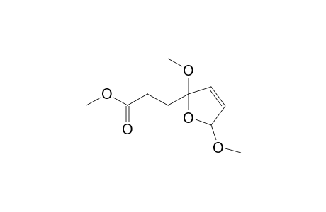 diastereomeric methyl 3-(2,5-dimethoxy-2,5-dihydro-2-furyl)propionates