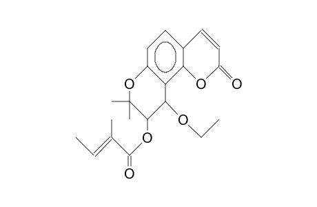 cis-3'-Angeloyloxy-4'-ethoxy-3',4'-dihydro-seselin