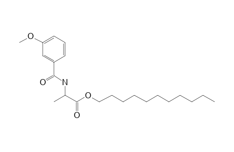 D-Alanine, N-(3-anisoyl)-, undecyl ester