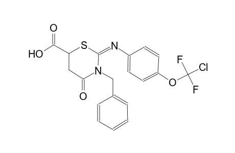 2H-1,3-thiazine-6-carboxylic acid, 2-[[4-(chlorodifluoromethoxy)phenyl]imino]tetrahydro-4-oxo-3-(phenylmethyl)-, (2E)-