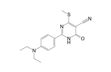 5-Cyano-2-(4-diethylaminophenyl)-4-methylsulfanyl-1H-pyrimidin-6-one