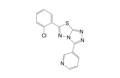 6-(2-chlorophenyl)-3-(3-pyridinyl)[1,2,4]triazolo[3,4-b][1,3,4]thiadiazole