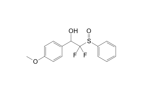 2,2-bis(fluoranyl)-1-(4-methoxyphenyl)-2-(phenylsulfinyl)ethanol