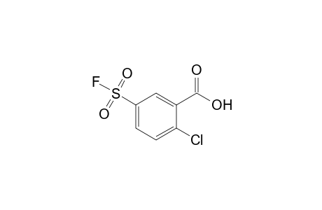2-Chloro-5-(fluorosulfonyl)-benzoic acid