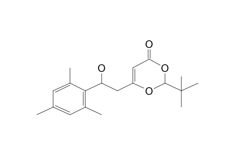 2-t-Butyl-6-[2-hydroxy-2-(2,4,6-trimethylphenyl)ethyl]-[1,3]dioxin-4-one