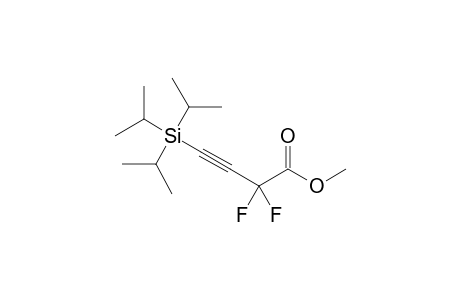 Methyl 2,2-Difluoro-4-(triisopropylsilyl)-3-butynoate